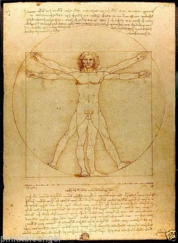 9K Leonardo Da Vinci Signet Ring