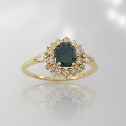 Oval Sapphire Engagement Ring – Vintage Inspired Fine Jewelry