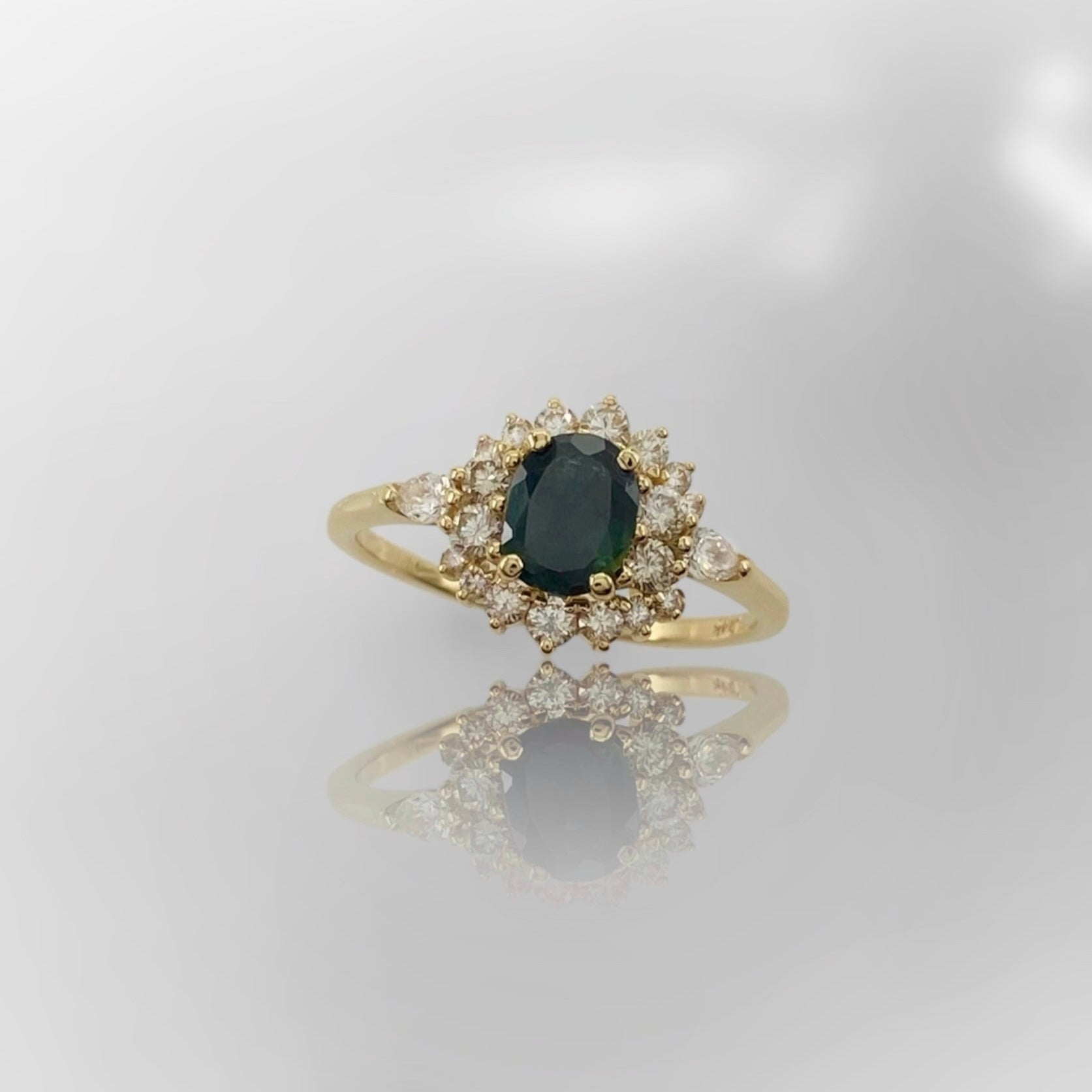 Oval Sapphire Engagement Ring – Vintage Inspired Fine Jewelry