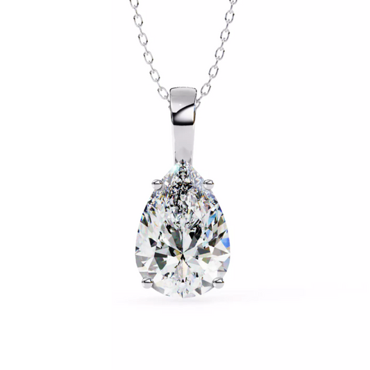 Double Diamond Necklace, Pear Cut Diamond Necklace, Lab Grown Diamond Necklace, Diamond Choker Necklace, 14K Gold Diamond Necklace, Layered Diamond Necklace, Adjustable Diamond Necklace, Luxury Diamond Jewelry.