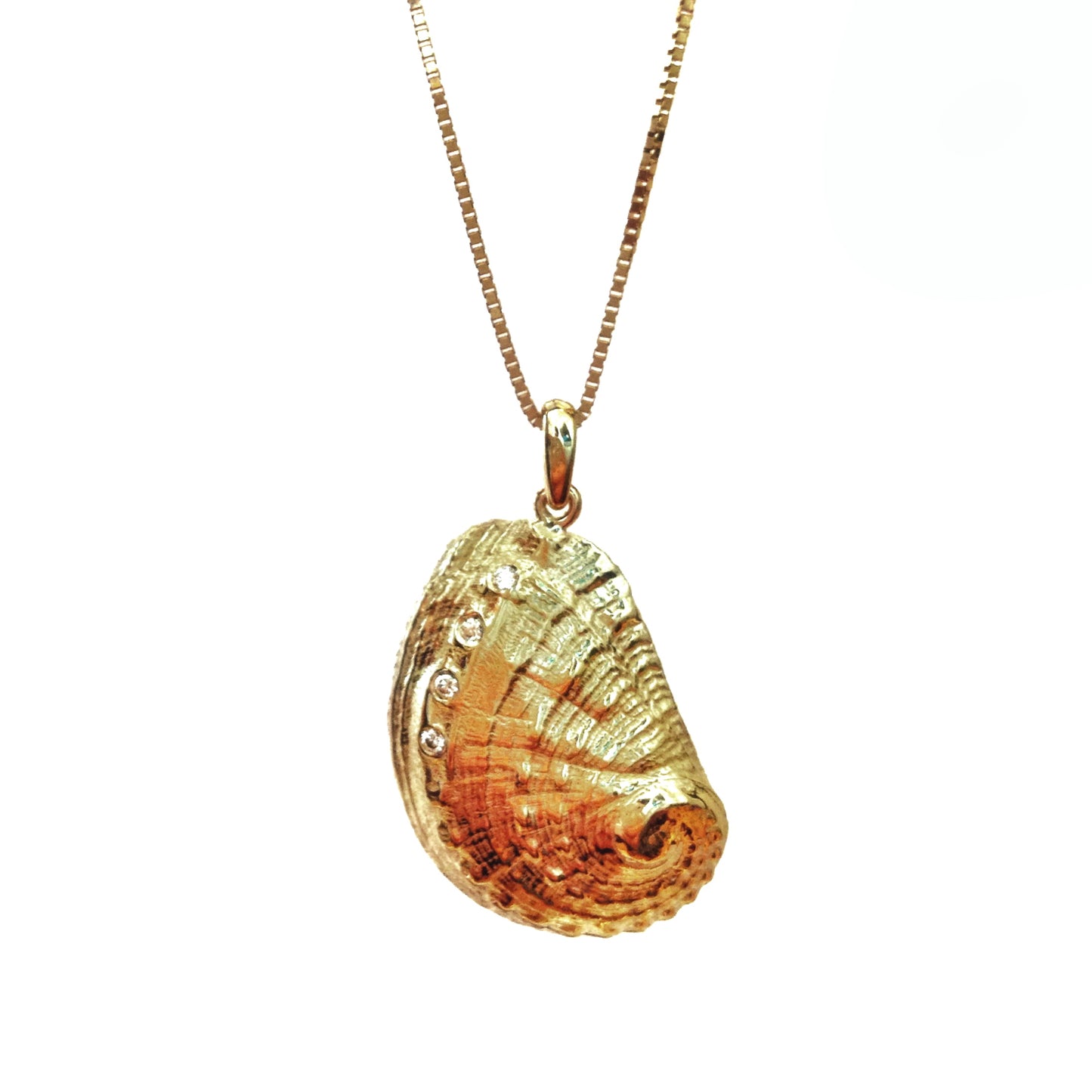 Seashell Diamond Necklace