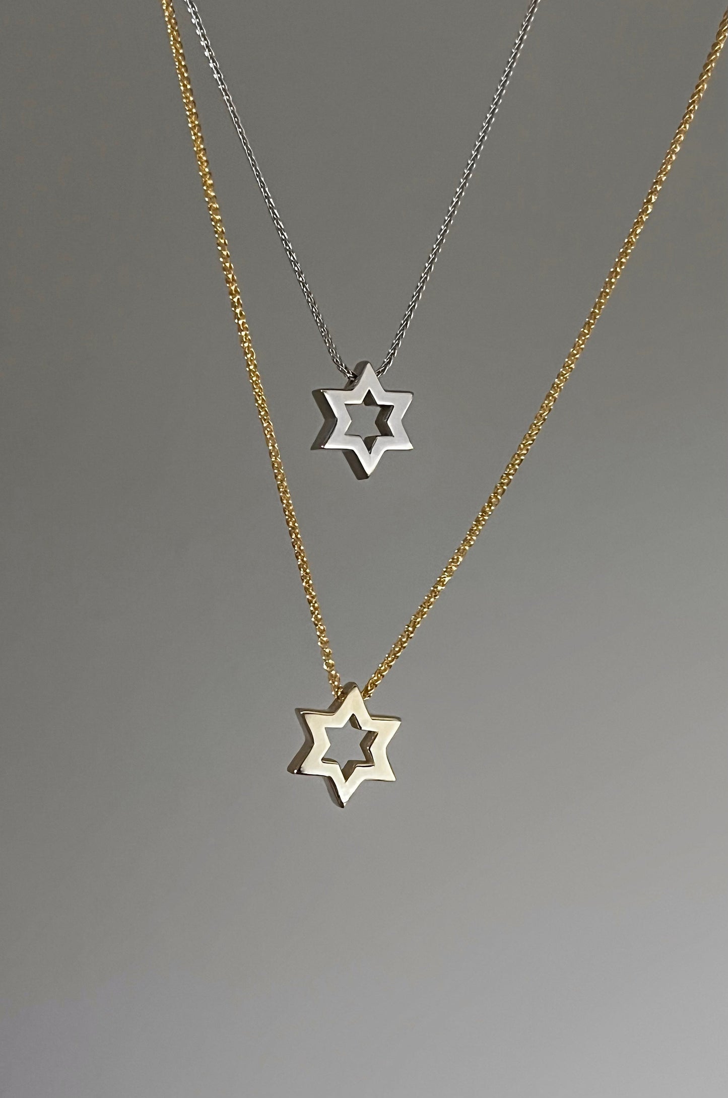 Star of David 14k Gold Necklace