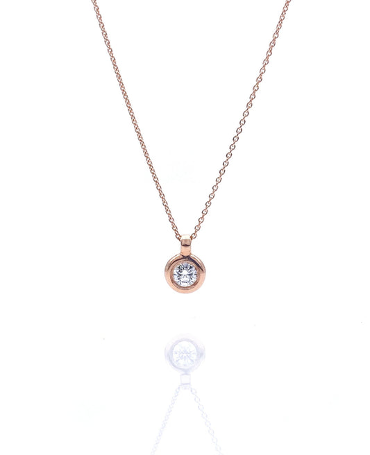 Classic 0.10ct Diamond Necklace