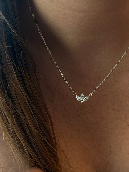 Marquise Trio Diamond Necklace