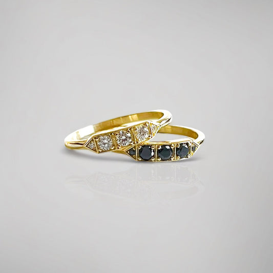 Art Deco Diamond Gold Ring