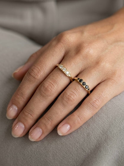 Art Deco Diamond Gold Ring