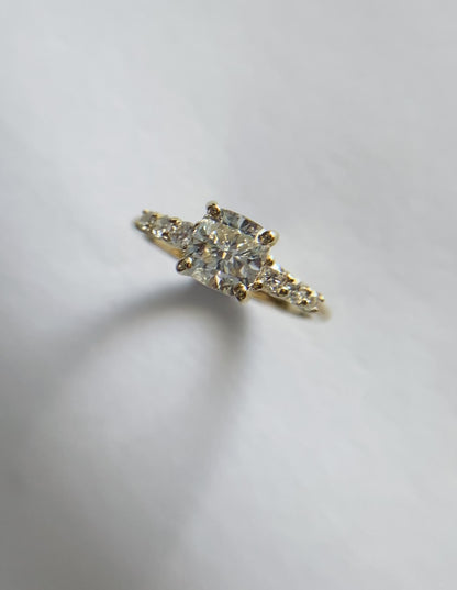 1.2ct Cushion Diamond Engagement Ring