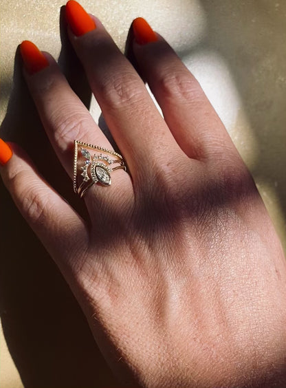 Marquise Diamond Ring