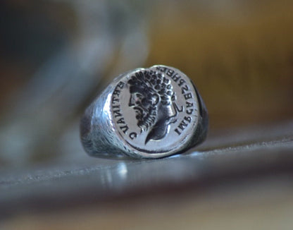 Ancient Roman Coin Ring