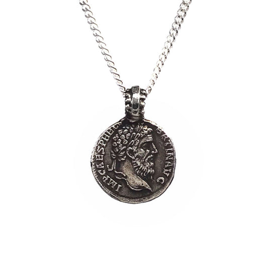 Ancient Roman Brtinavo Coin Necklace