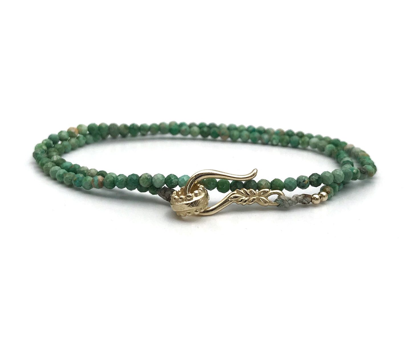 2 Wrap Turquoise Bracelet