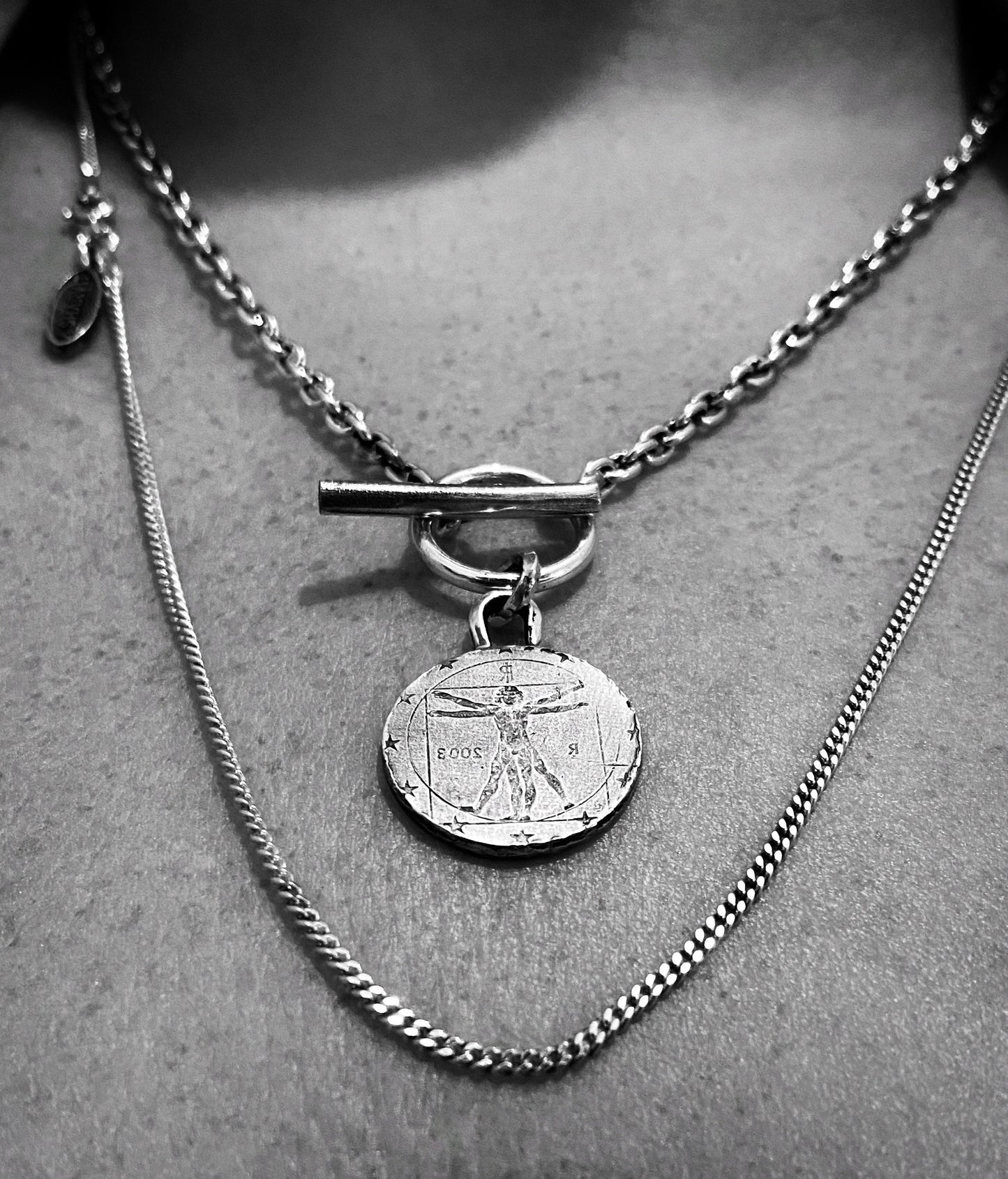 Leonardo da Vinci Coin Necklace