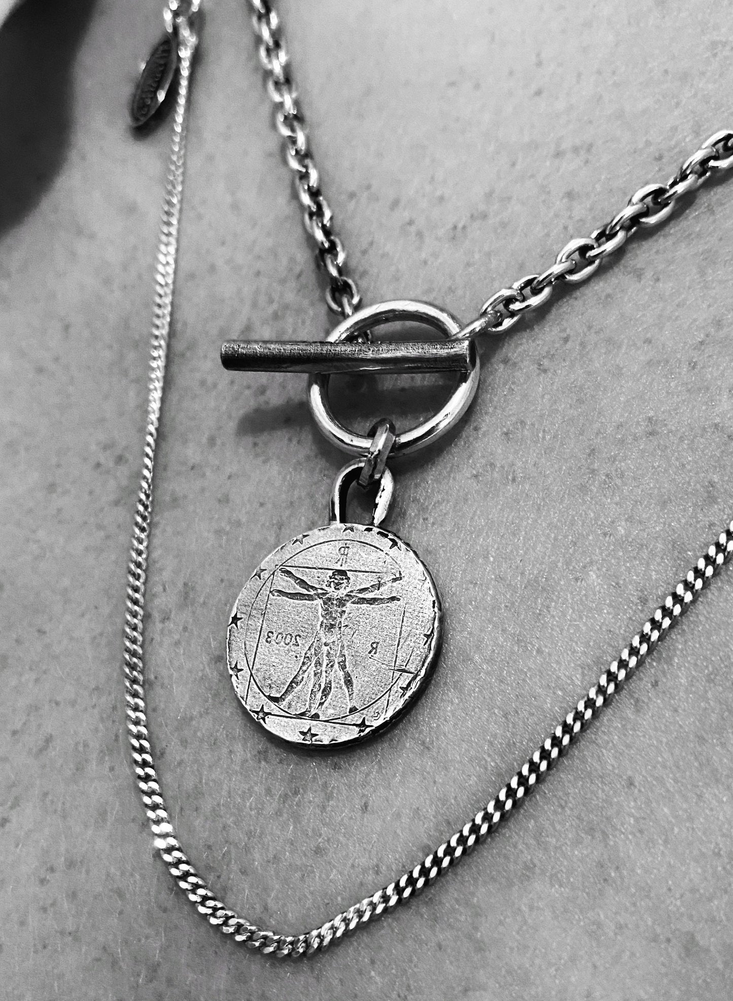 Leonardo da Vinci Coin Necklace