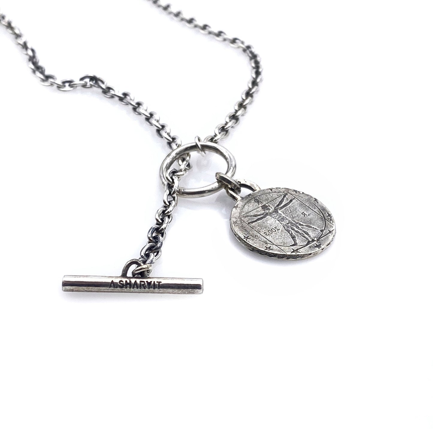 Leonardo da Vinci Coin Necklace