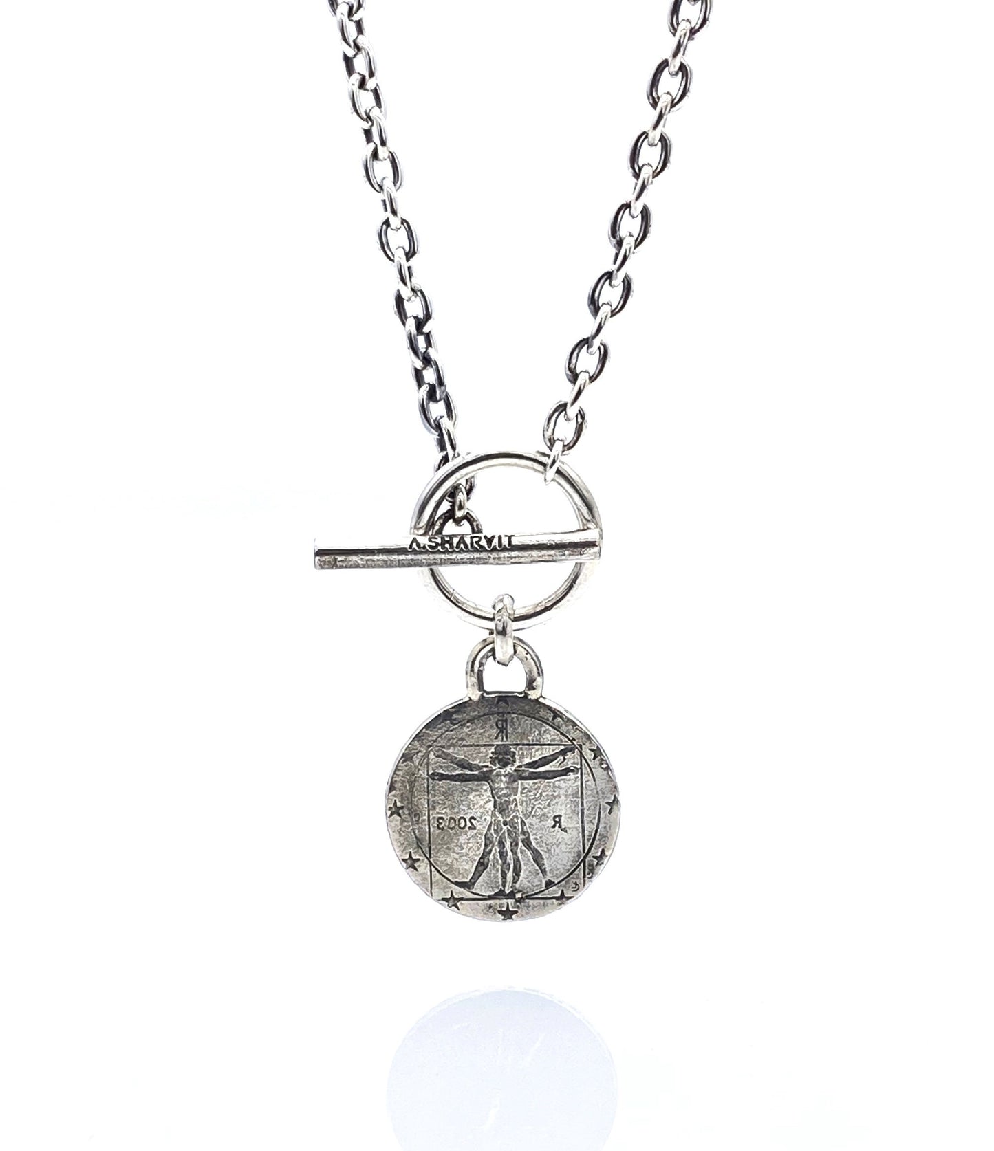 Leonardo da Vinci Coin Necklace