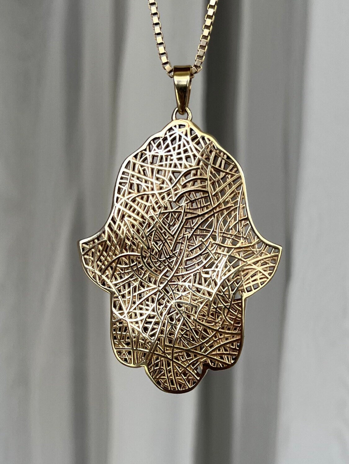 Ethnic Hamsa Necklace